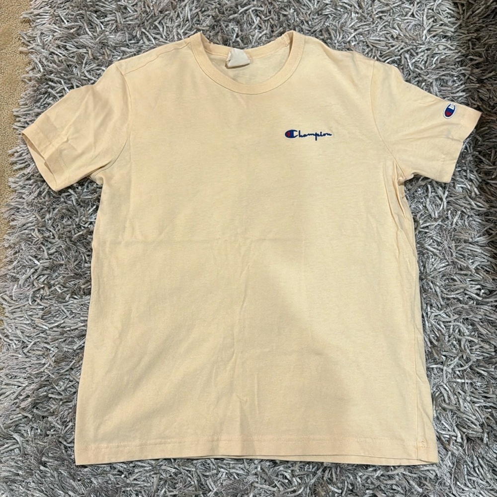 Champion Tan‎ Unisex Tee. Size Adult S.